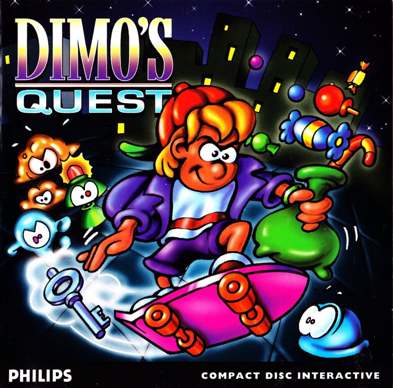 Dimo's Quest box art for CD-i